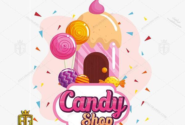 عکس لوگوی کیک و شیرینی