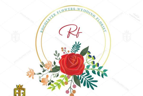 عکس لوگوی گل فروشی