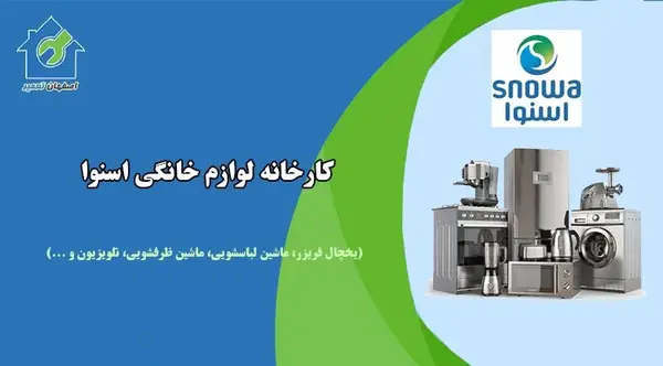 عکس لوگوی لوازم خانگی اسنوا