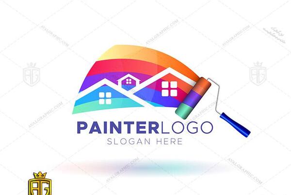 عکس لوگوی نقاشی ساختمان