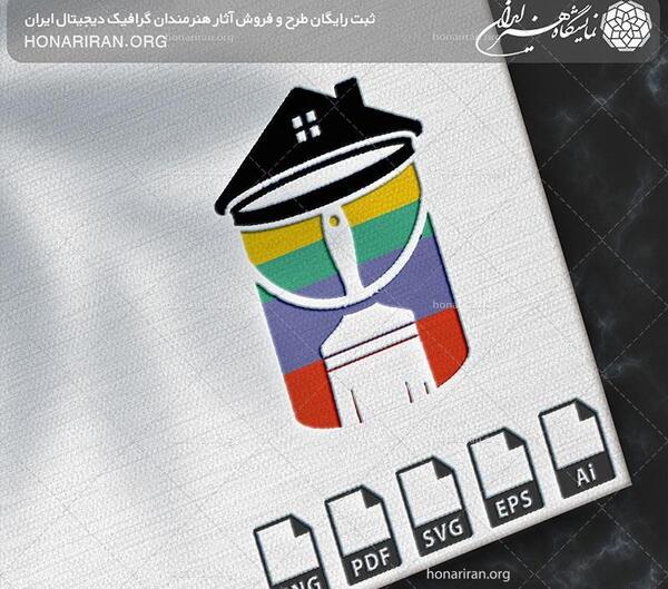 عکس لوگوی نقاشی ساختمان
