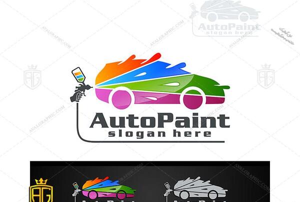 عکس لوگوی نقاشی اتومبیل