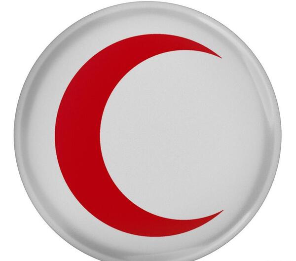 عکس نقاشی لوگوی هلال احمر