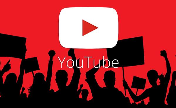 عکس لوگوی یوتیوب مشکی