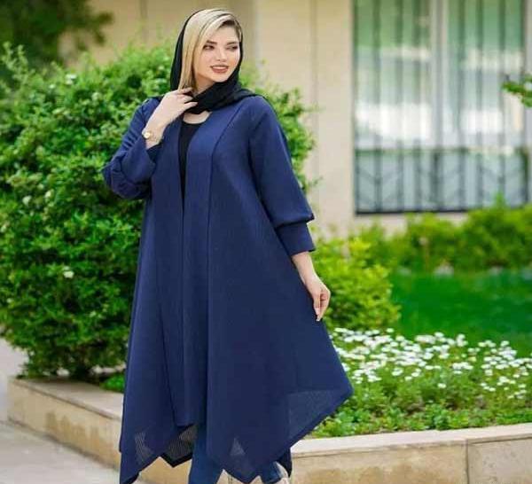 عکس مدل مانتو ابروبادی اشکی جلو باز