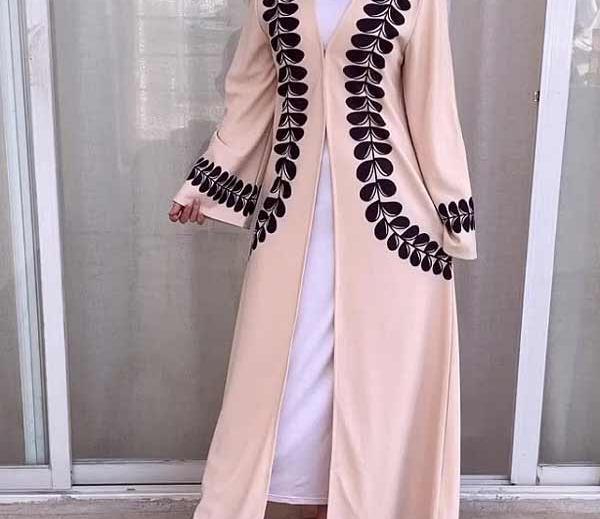 عکس مدل مانتو ابروبادی اشکی جلو باز