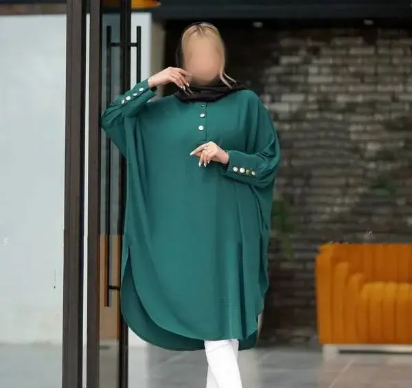 عکس مدل مانتو ابروبادی اشکی جلو باز