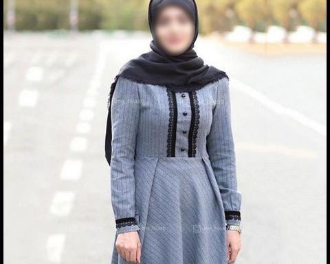 عکس مدل مانتو ابروبادی اشکی جلو بسته