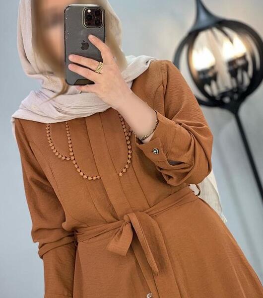 عکس مدل مانتو ابروبادی اشکی جلو بسته