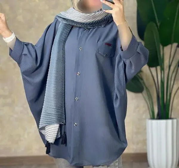 عکس مدل مانتو ابروبادی استین کیمونو