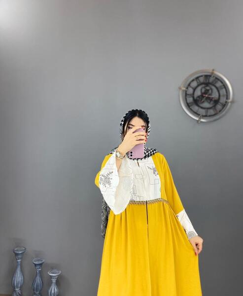 عکس مدل مانتو ابروبادی استین کلوش