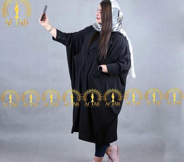 عکس مدل مانتو ابروبادی استین مچی