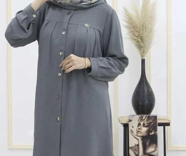 عکس مدل آستین مانتو ابروبادی طرح دار