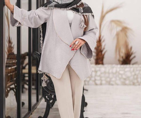 عکس مدل مانتو شلوار ابروبادی برای افراد چاق