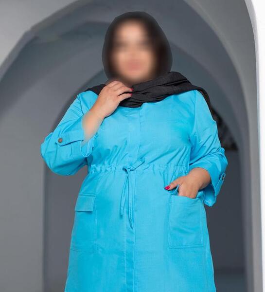عکس مدل مانتو شلوار ابروبادی برای افراد چاق