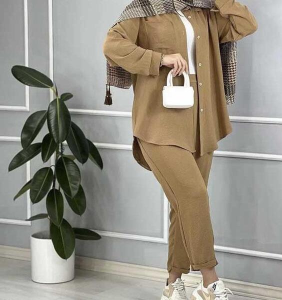 عکس مدل مانتو شلوار ابروبادی بچه گانه