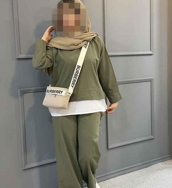 عکس مدل مانتو شلوار ست ابروبادی بچه گانه
