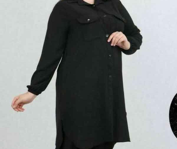 عکس مدل مانتو ابروبادی دکمه دار بچه گانه