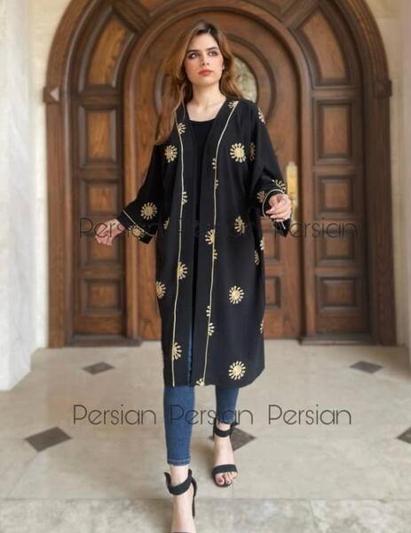 عکس مدل مانتو بچه گانه ابروبادی مشکی