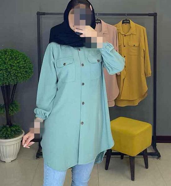 عکس مدل مانتو بچه گانه ابروبادی مشکی