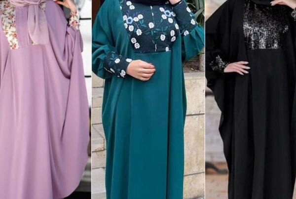 عکس مدل مانتو ترکیبی پارچه ابروبادی