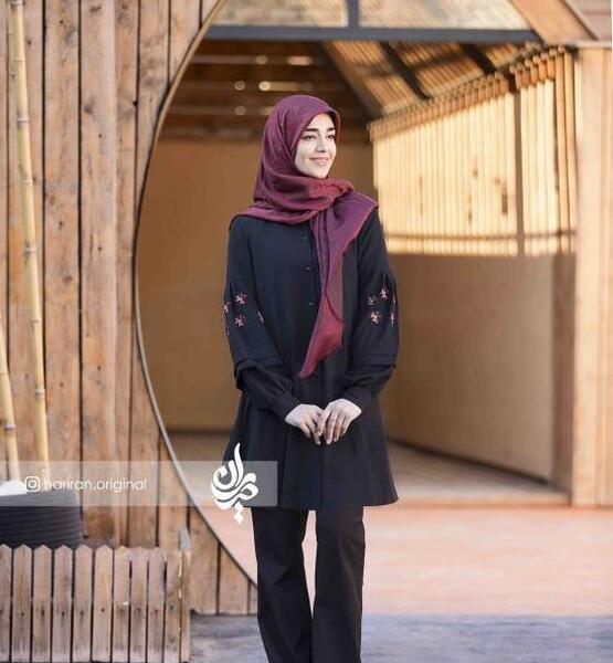 عکس مدل مانتو تابستانه پارچه ابروبادی