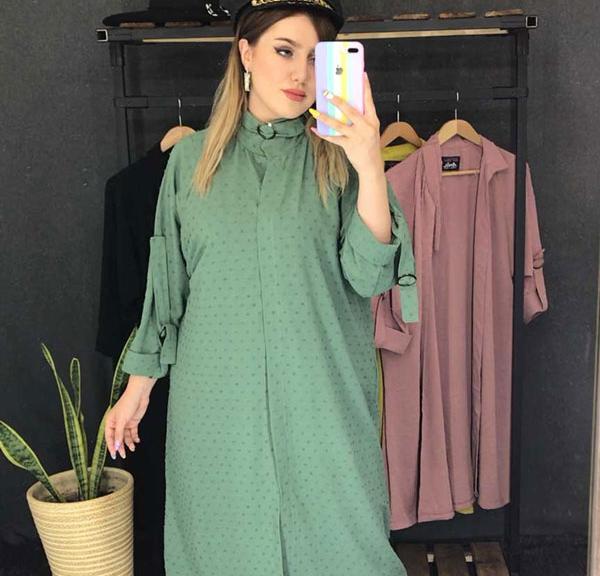 عکس مدل مانتو تابستانه پارچه ابروبادی