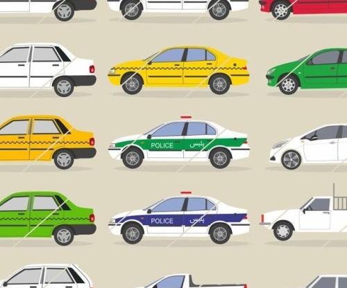 عکس نقاشی ماشین سایپا