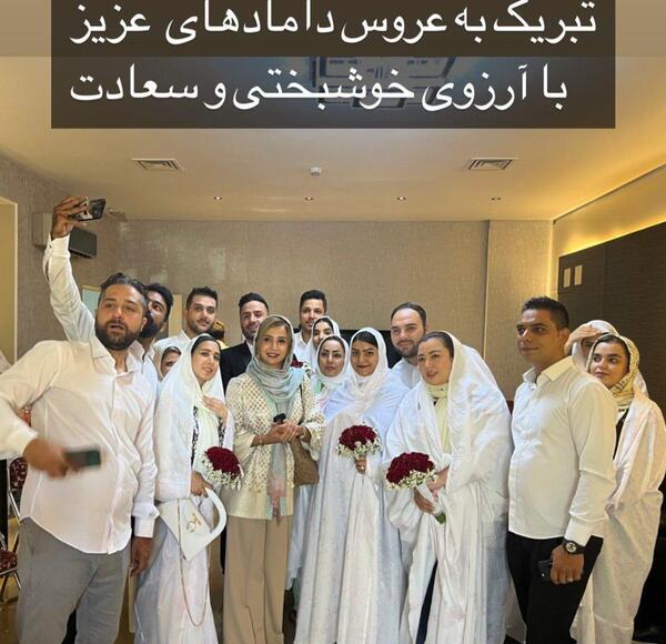 عکس ممد قلی با زنش عروسی می کند