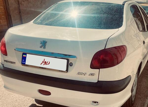 عکس 206 sd سفید