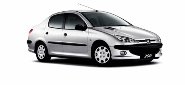 عکس 206 sd سفید