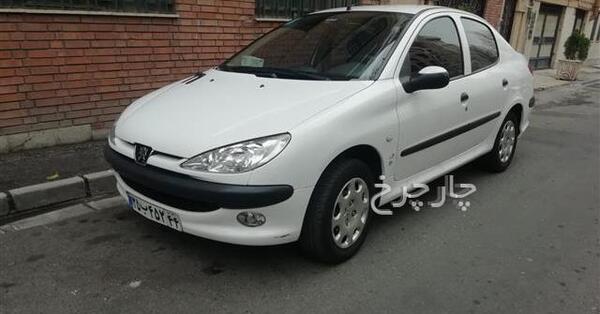عکس 206 sd سفید