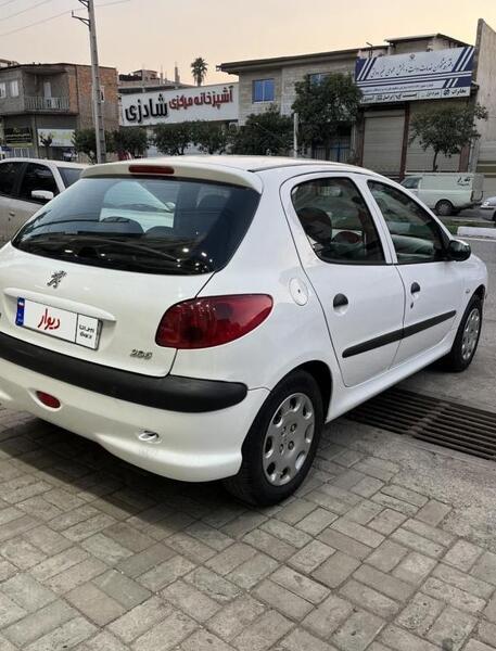 عکس 206 sd سفید