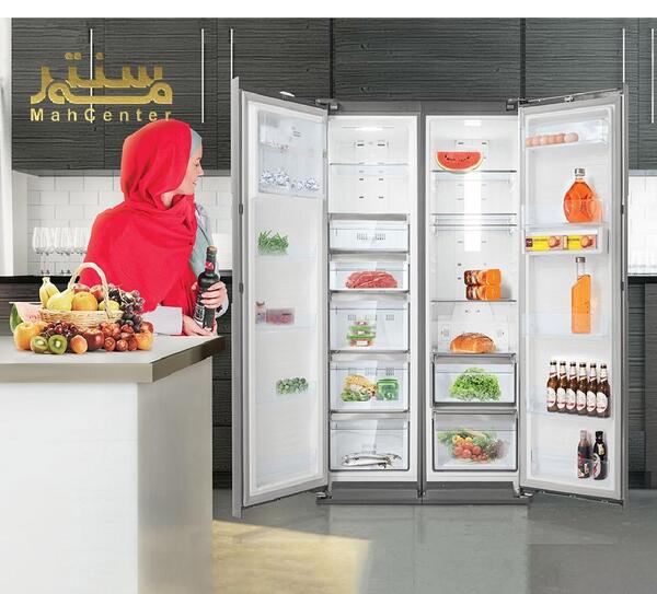 عکس داخل یخچال فریزر دوقلو دوو