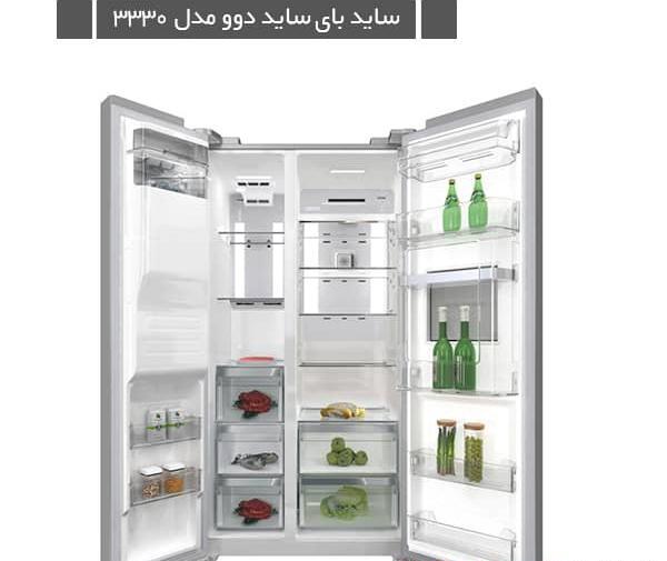 عکس داخل یخچال فریزر دوقلو دوو