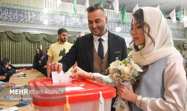 عکس داماد و عروس میمون