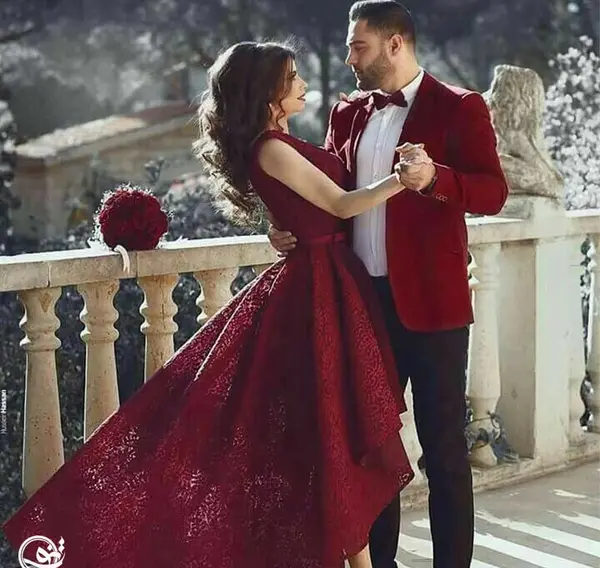 عکس داماد لباس قرمز