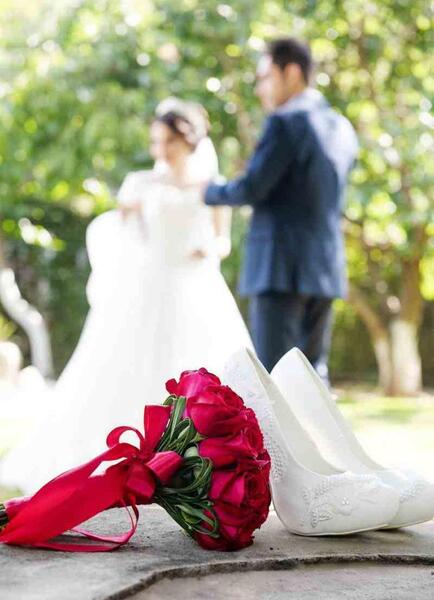 عکس دسته گل داماد