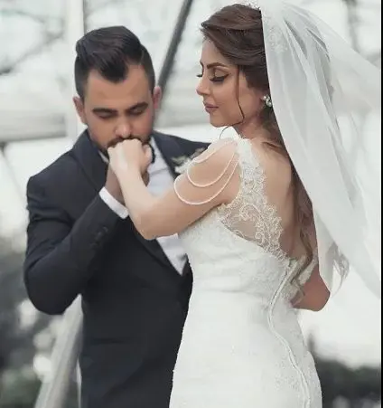 عکس ژست عروس داماد شیک