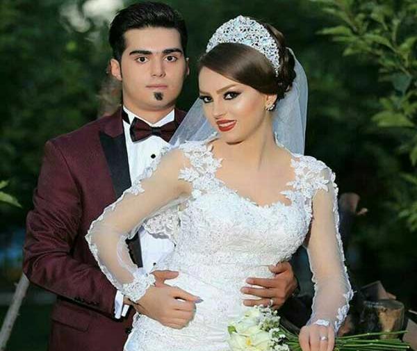 عکس عروس و داماد در فال قهوه