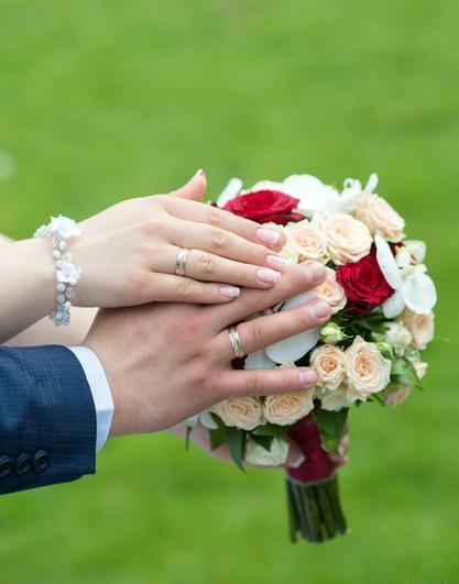 عکس دست داماد عروس
