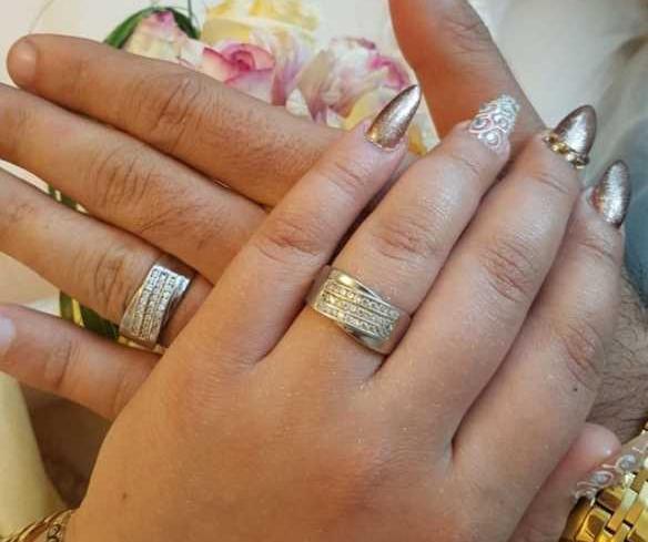 عکس دست عروس و داماد حلقه
