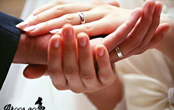 عکس دست عروس و داماد حلقه