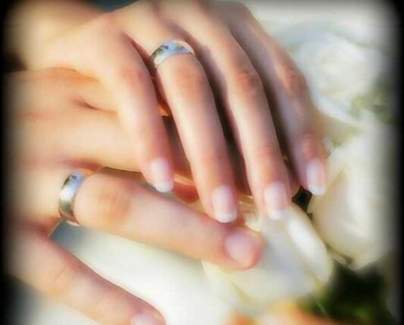 عکس دست عروس و داماد حلقه