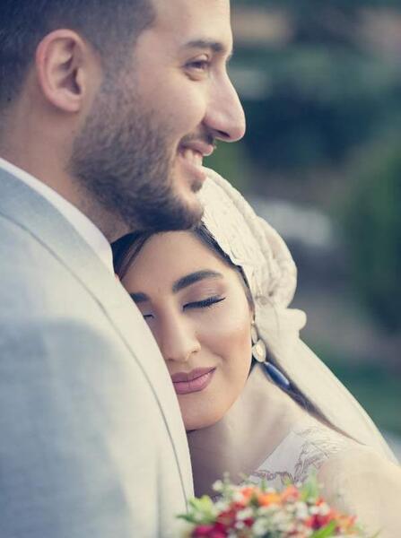 عکس چهره عروس داماد