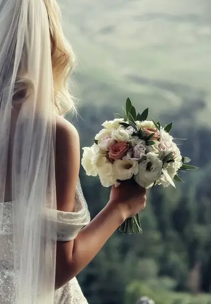 عکس بدون چهره عروس داماد