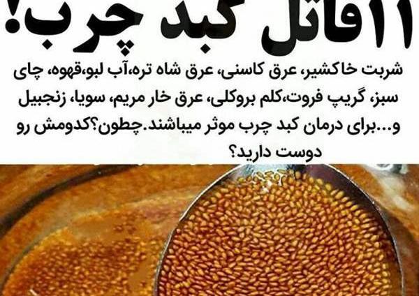 عکس کبد چرب گرید 4