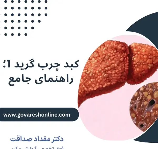 عکس کبد چرب گرید 4