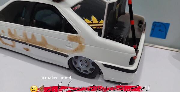 عکس پژو پارس اسباب بازی اسپرت