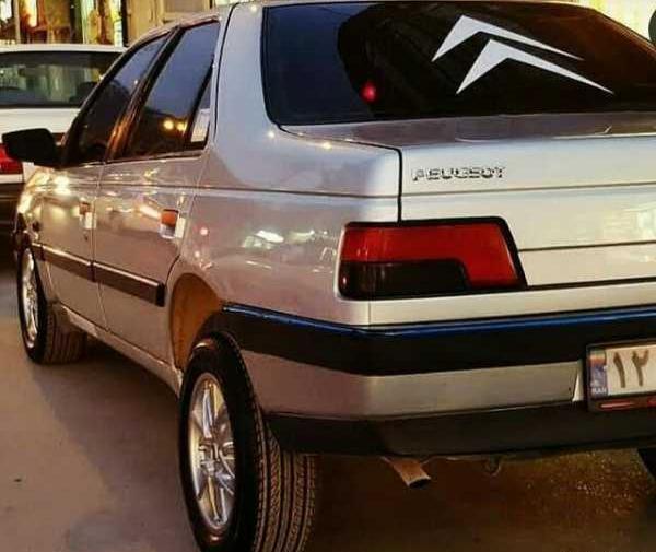عکس پژو ۴۰۵ با رینگ خرچنگی